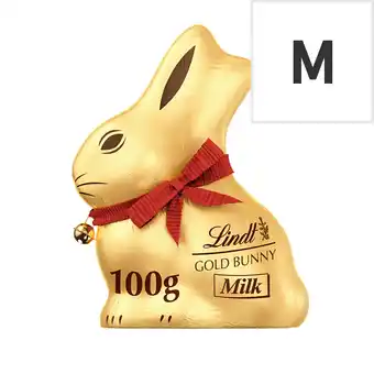 Tesco Lindt Gold Bunny Milk Chocolate 100G offer