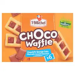 Tesco St Michel Choco Waffle 6 Pack 180G offer