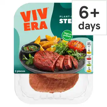 Tesco Vivera Plant Steaks 200g offer