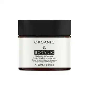 Tesco Organic & Botanic Madagascan Coconut Day Moisturiser 60ml offer