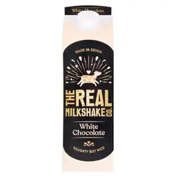 Tesco The Real Milkshake Co. White Chocolate Flavoured Milk Drink 1 Litre offer