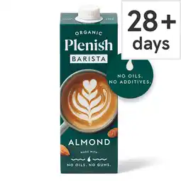 Tesco Plenish Organic Barista Almond 1 Litre offer