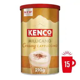 Tesco Kenco Millicano Cappuccino Tin 210g offer