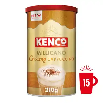 Tesco Kenco Millicano Cappuccino Tin 210g offer