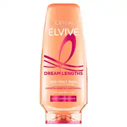 Tesco L'Oreal Elvive Dream Lengths Anti-Split Ends Conditioner 300Ml offer