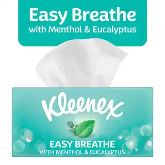 Tesco Kleenex Easy Breathe Tissues Box 56 sheets offer