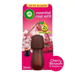 Tesco Air Wick Cherry Blossom & Raspberry Essential Mist Refill 20ml offer