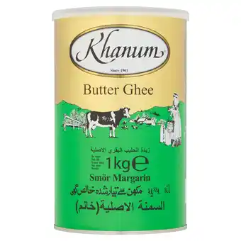 Tesco Khanum Butter Ghee 1Kg offer