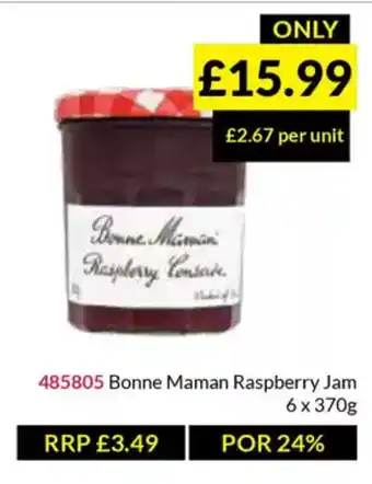 Musgrave MarketPlace Bonne Maman Raspberry Jam offer