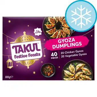 Tesco Takul Festive Feasts Gyoza 40 Dumplings 800g offer