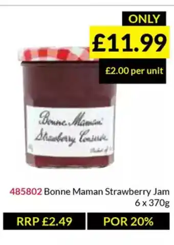 Musgrave MarketPlace Bonne Maman Strawberry Jam offer