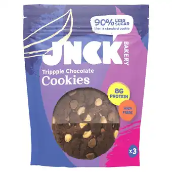 Tesco JNCK Bakery Trippple Chocolate Cookies 3x48g offer