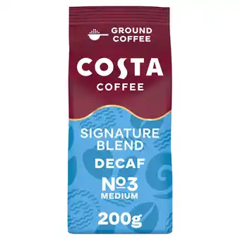 Tesco Costa Coffee Mocha Italia Signature Decaf Blend 200G offer