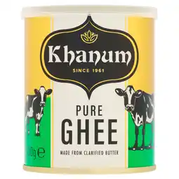 Tesco Khanum Pure Ghee 200g offer