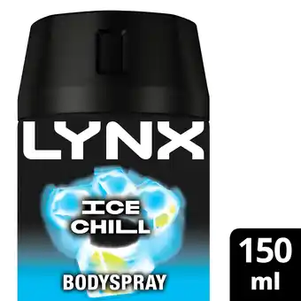 Tesco Lynx Ice Chill 48h Deodorant Bodyspray for Men 150ml offer