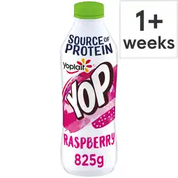 Tesco Yop Raspberry Flavour Yogurt Drink 825g offer