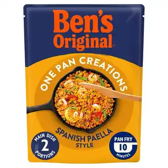 Tesco Ben's Original Spanish Paella One Pan Rice Meal 250g offer