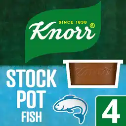 Tesco Knorr Fish Stock Pot 4 X 28G offer