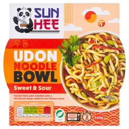 Tesco Sun Hee - Sweet & Sour Udon Noodle Bowl 240g offer