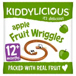 Tesco Kiddylicious Apple Fruit Wriggles 12G offer