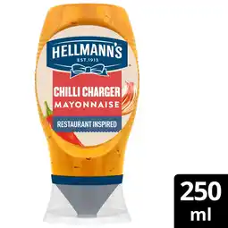 Tesco Hellmann's Chilli Charger Mayonnaise Squeezy 250ml offer