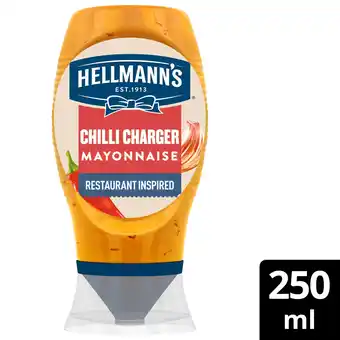 Tesco Hellmann's Chilli Charger Mayonnaise Squeezy 250ml offer