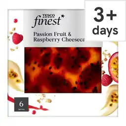 Tesco Tesco Finest Cheesecake Passion Fruit & Raspberry 540G offer