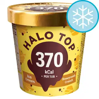 Tesco Halo Top Honeycomb Crunch Ice Cream Tub 460ml offer