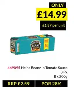 Musgrave MarketPlace Heinz Beanz In Tomato Sauce offer