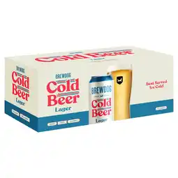 Tesco BrewDog Cold Beer 10 x 440ml offer