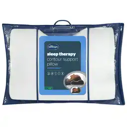 Tesco Silentnight Sleep Therapy Contour Support Pillow, Orthopaedic Support, Pain and Stiffness Relief offer