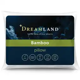 Tesco Dreamland Bamboo Bed Pillow offer