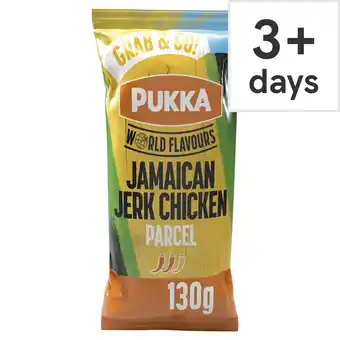 Tesco Pukka Jamaican Jerk Chicken Parcel 130g offer