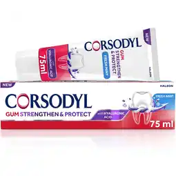 Tesco Corsodyl Gum, Strengthen and Protect Freshmint Toothpaste 75ml offer