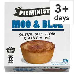 Tesco Pieminister Moo & Blue Pie 270G offer