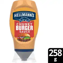 Tesco Hellmann's Chunky Burger Sauce 250Ml offer