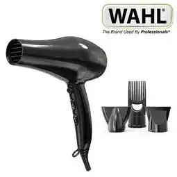 Tesco Wahl PowerPik 3000 Hair Dryer 1800W 3 Heat 2 Speed Settings With Cool Shot ZY137 offer