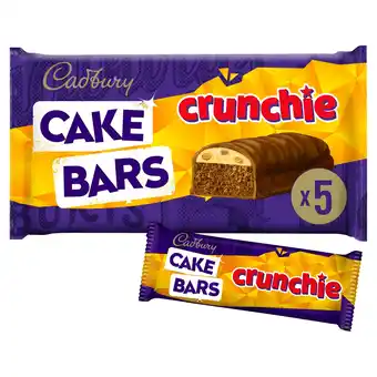 Tesco Cadbury Crunchie Cake Bars 5 Pack offer