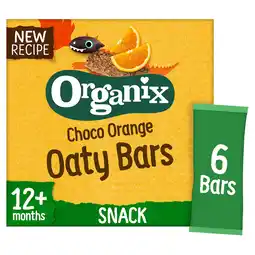 Tesco Organix Choco Orange Soft Oaty Bar 6x23g offer