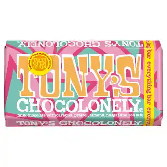 Tesco Tony's Chocolonely Everything Bar 180g offer