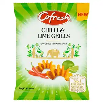 Tesco Cofresh Chilli & Lime Grills 80g offer