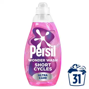 Tesco Persil Wonder Wash Ultra Care Laundry Detergent 31 Washes 837ml offer