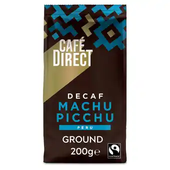 Tesco Cafedirect Machu Picchu Fairtrade Decaffeinated Ground Coffee 200g offer