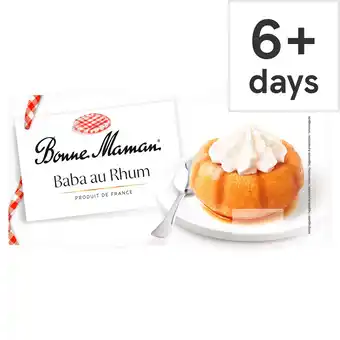 Tesco Bonne Maman baba au rhum Dessert 2x140g offer