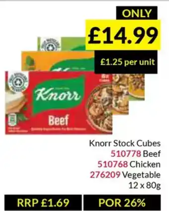 Musgrave MarketPlace Knorr Stock Cubes offer