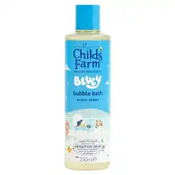 Tesco Childs Farm and Bluey, Bubble Bath, Bluey-Berry, 250ml offer