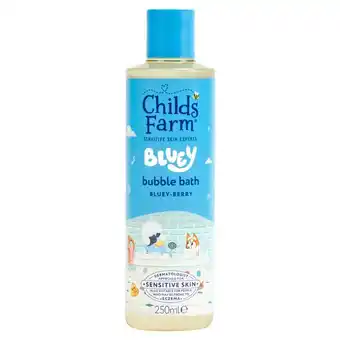 Tesco Childs Farm and Bluey, Bubble Bath, Bluey-Berry, 250ml offer