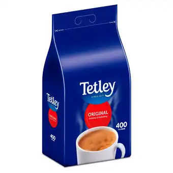 Tesco Tetley Original Teabags X400 1.25G offer