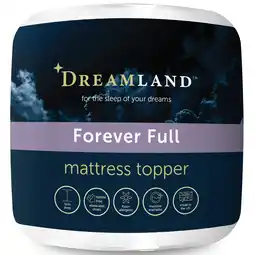 Tesco Dreamland Forever Full Mattress Topper 5cm Thick , Easy Fit, Single offer