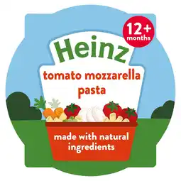 Tesco Heinz Tomato Mozzarella Pasta Baby Food Tray 200g offer